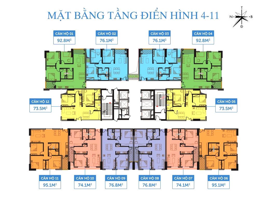 Mat bang Smile Building 2