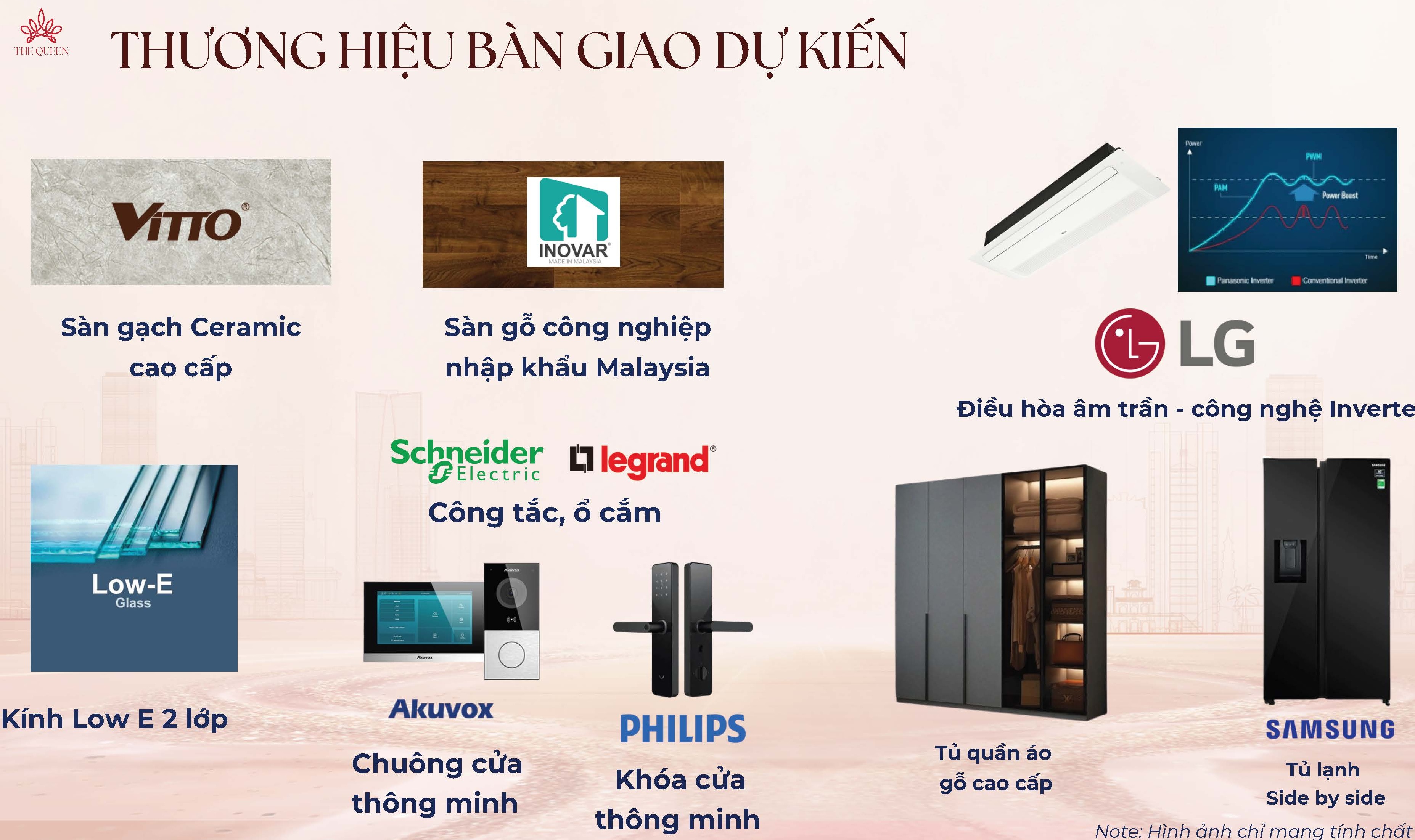 Danh mục bàn giao dự án The Queen