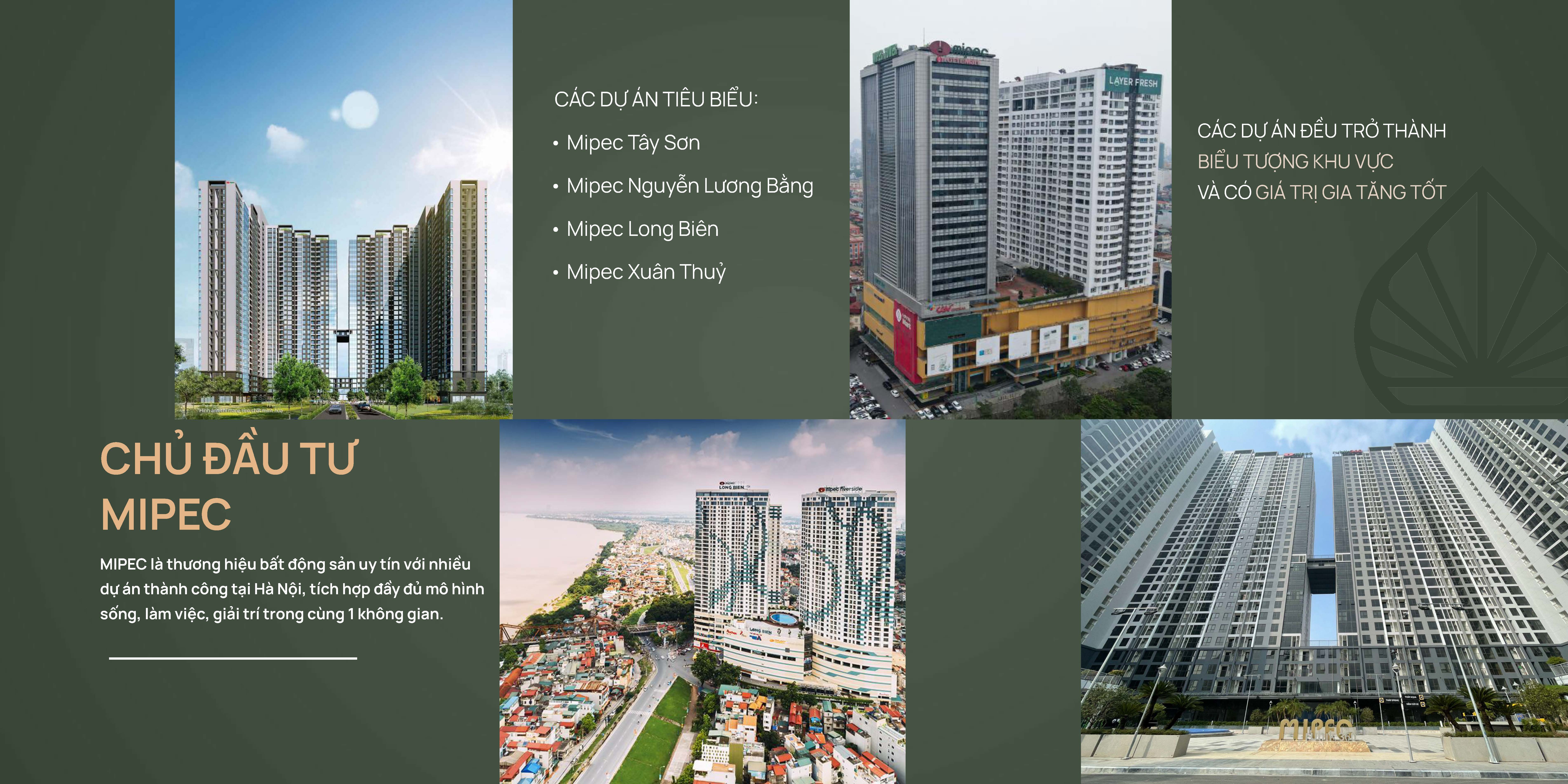 Các dự án của chủ đầu tư mipec