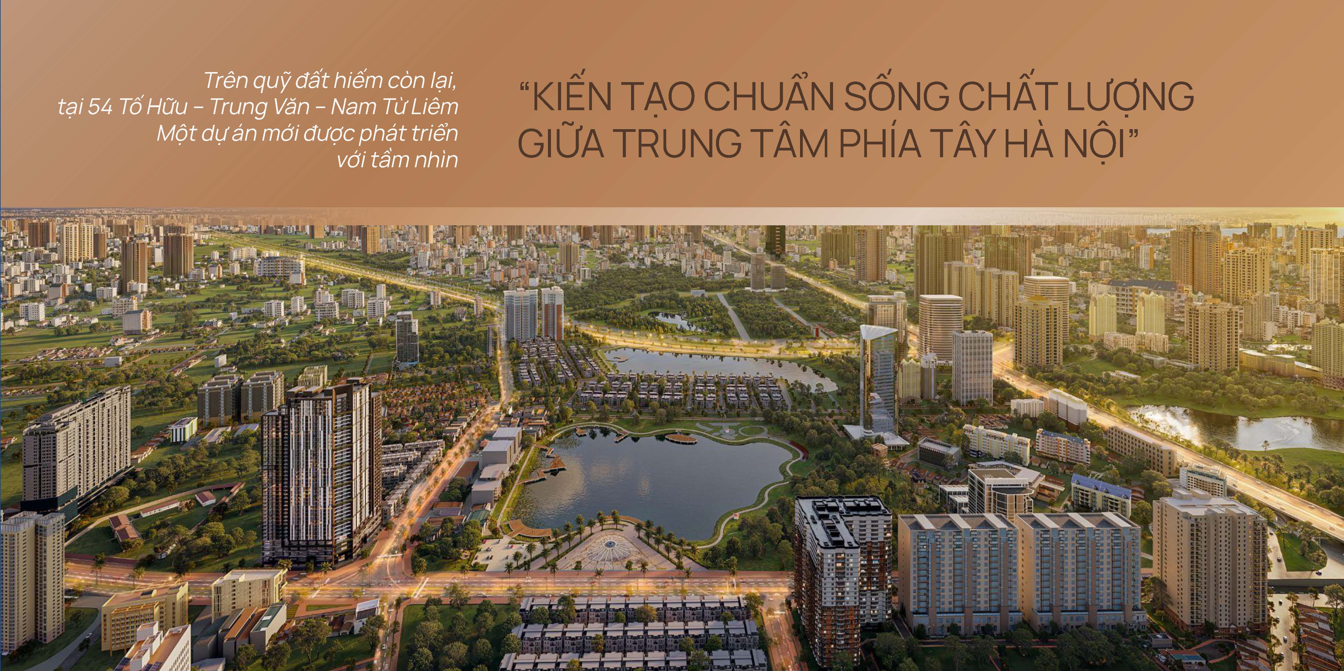 phối cảnh tổng thể dự án iconia lakeside 54 Tố Hữu