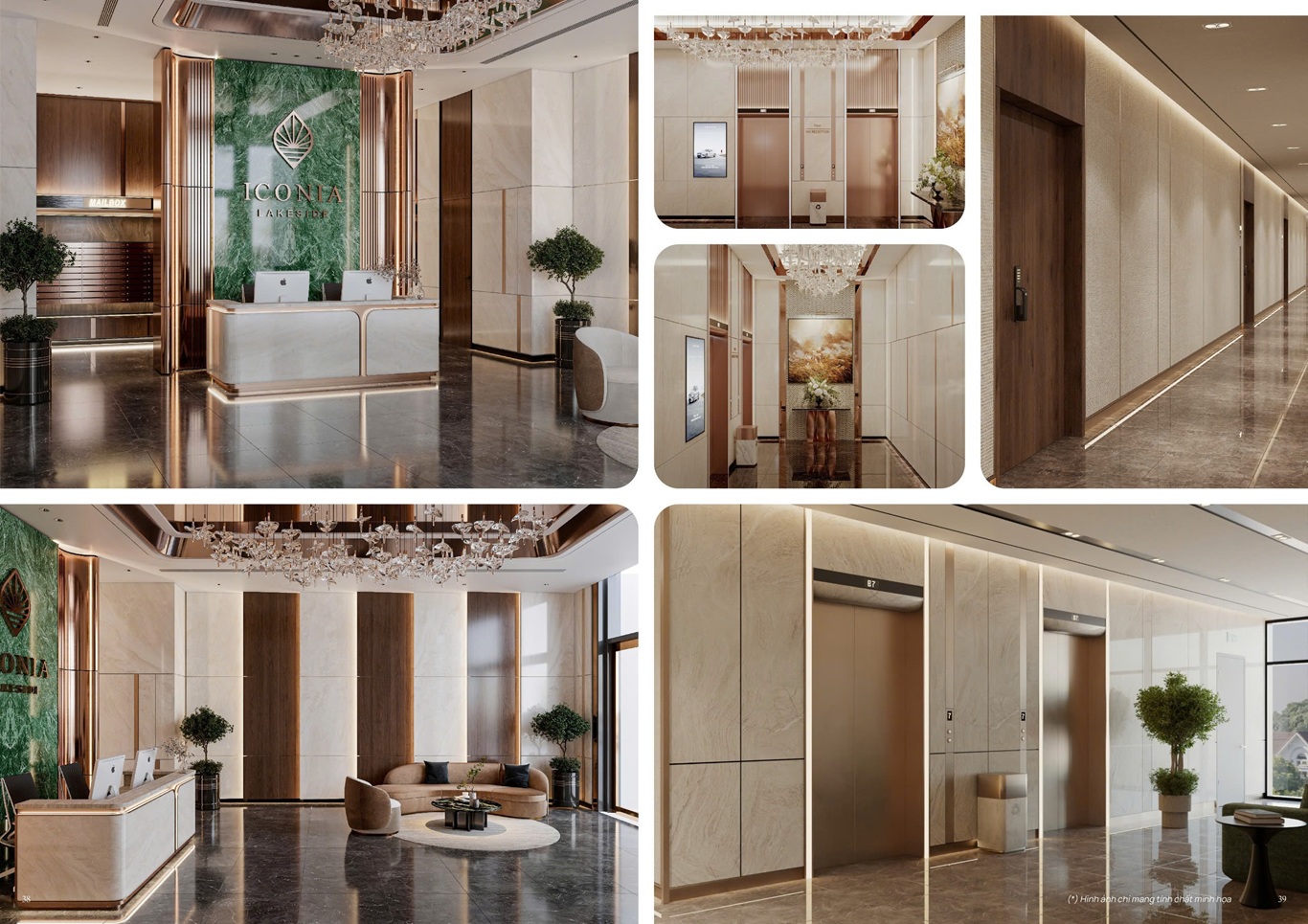 sảnh lễ tân dự án inonia lakeside Mipec 54 Tố Hữu