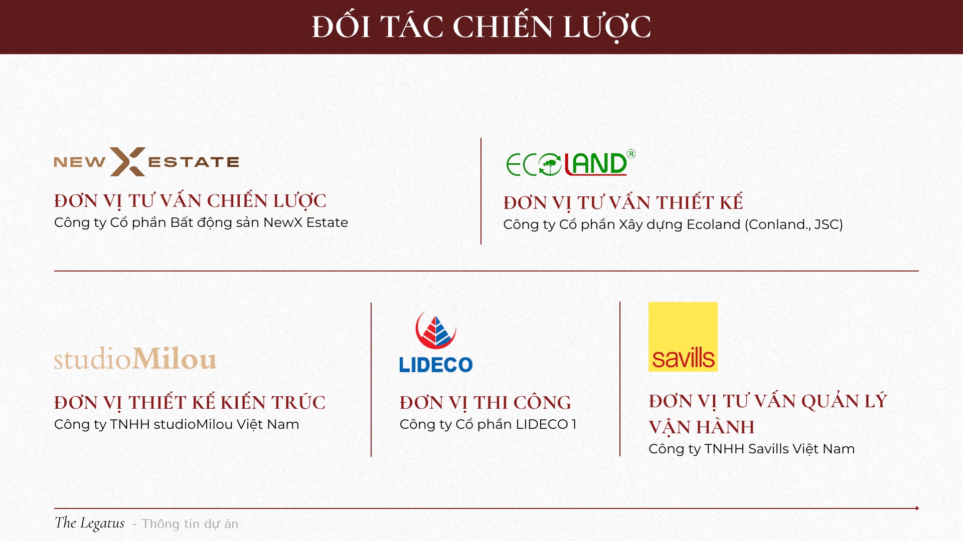Đối tác chiến lược The Legatus