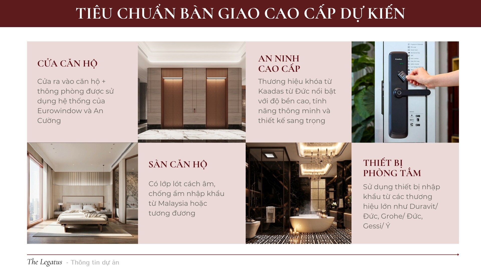 Tiêu chuẩn bàn giao cao cấp
